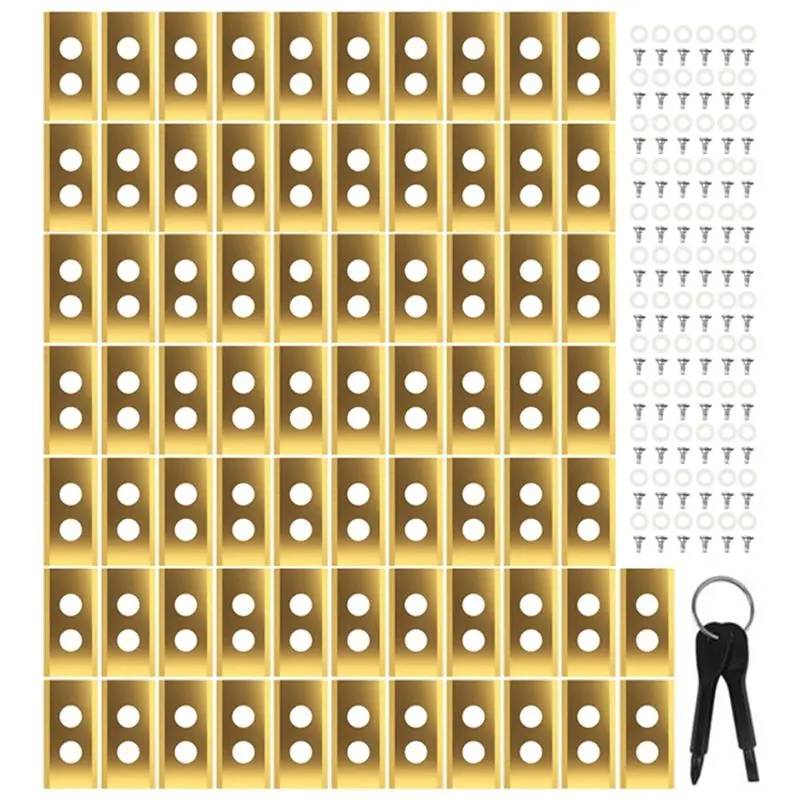 

For Mammotion Luba& Yuka All Series Replacement Blades- 72PCS Robotic Lawnmower With Screwdriver Accessories