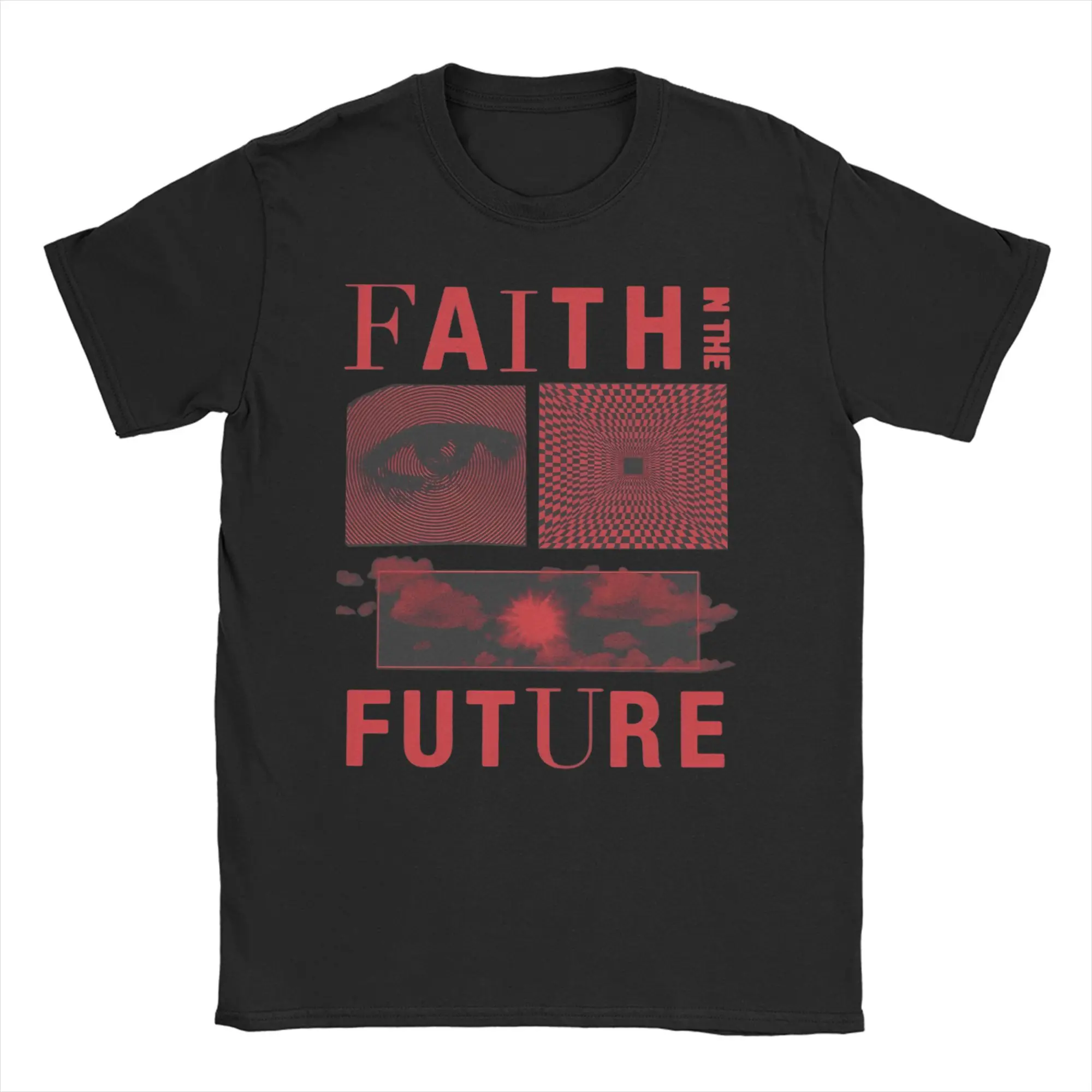 

Men L/Louis Tomlinsons T Shirts Faith In The Future Cotton Tops Leisure Short Sleeve O Collar T Shirt Birthday Present T-Shirts