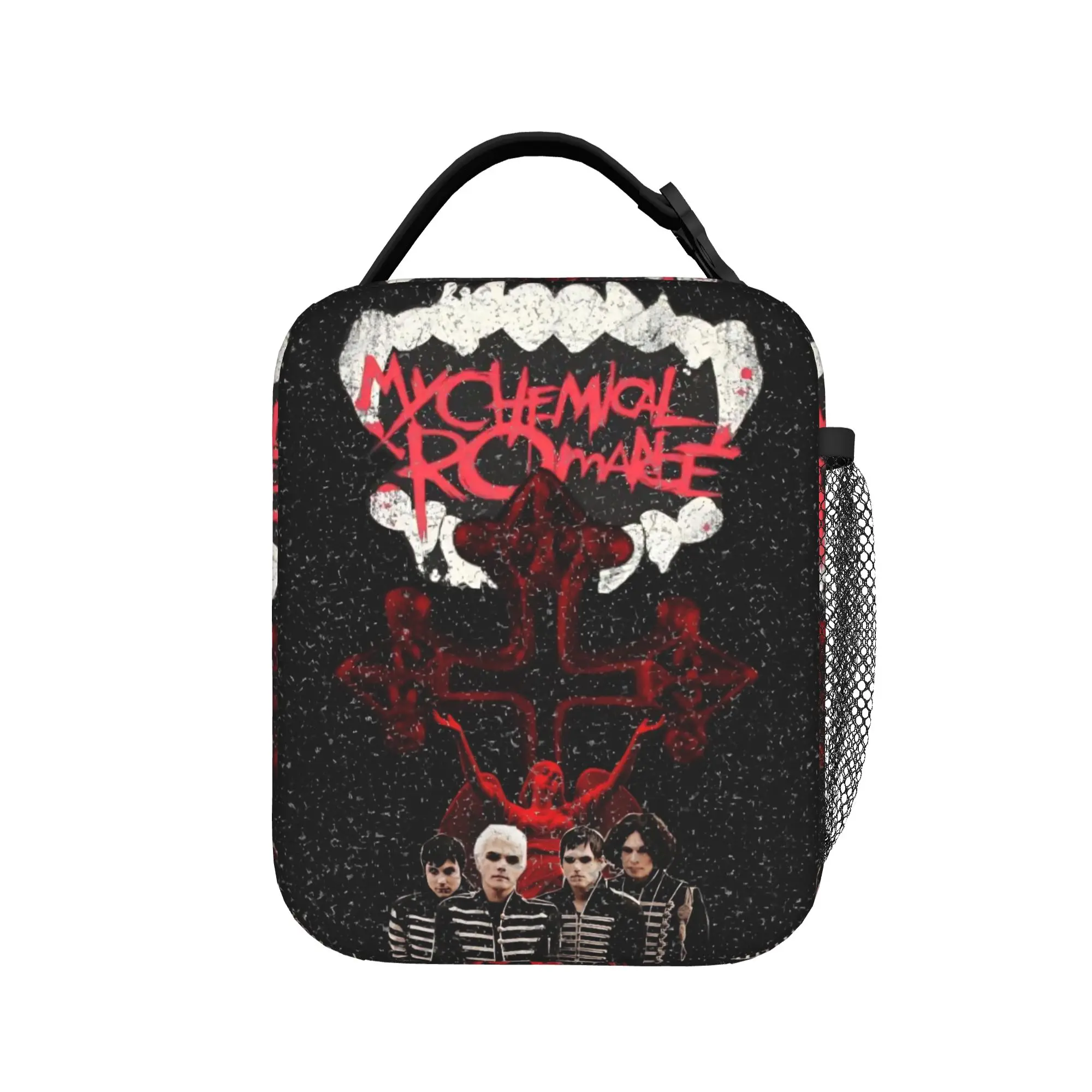 

Сумка для обеда MCR My Chemical Romance Band, модная сумка для обеда на открытом воздухе, дизайнерская портативная термосумка для пикника