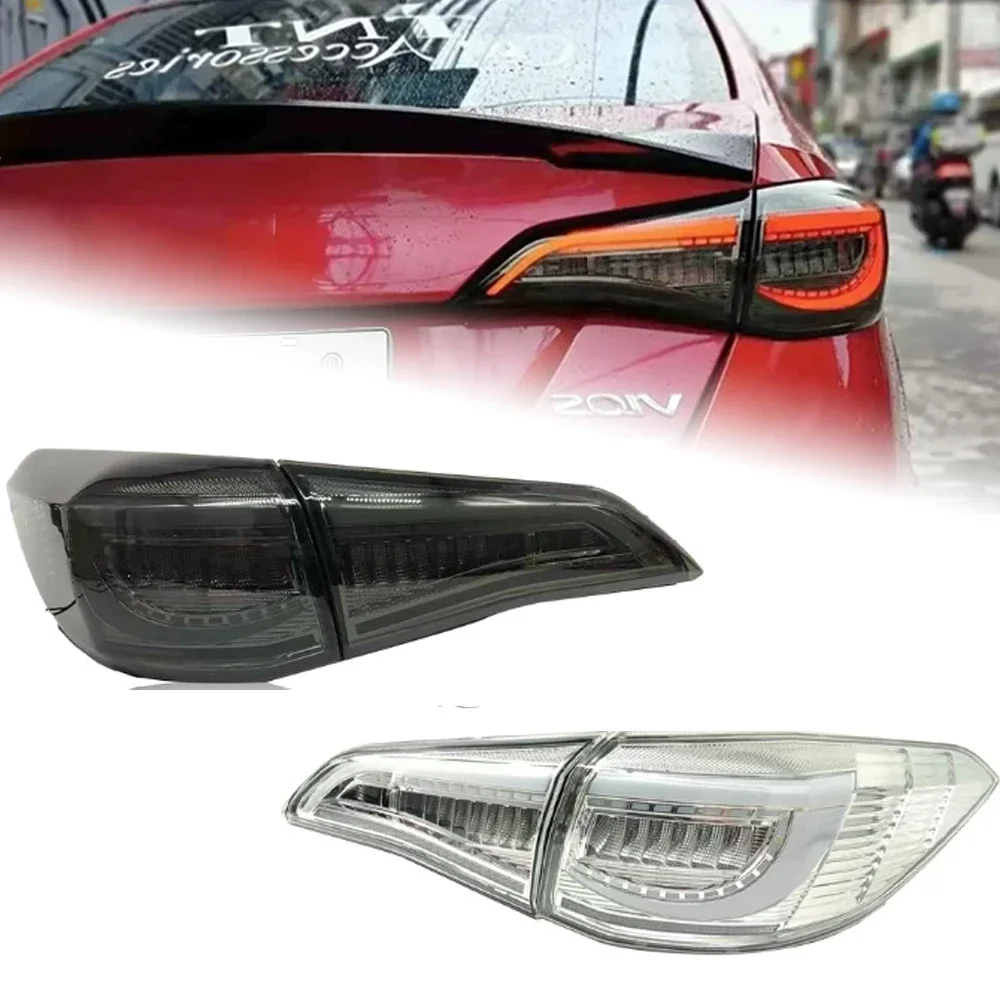 High qualityCar Lights for   Vios LED Tail Light 2018-2023 Rear Lamp Vios DRL Signal Auto Accessories