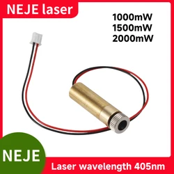 NEJE Blue Light CNC Focus Module Laser 1000mW/1500mW/2000mW Laser Wavelength 405nm Laser Engraving DIY Parts