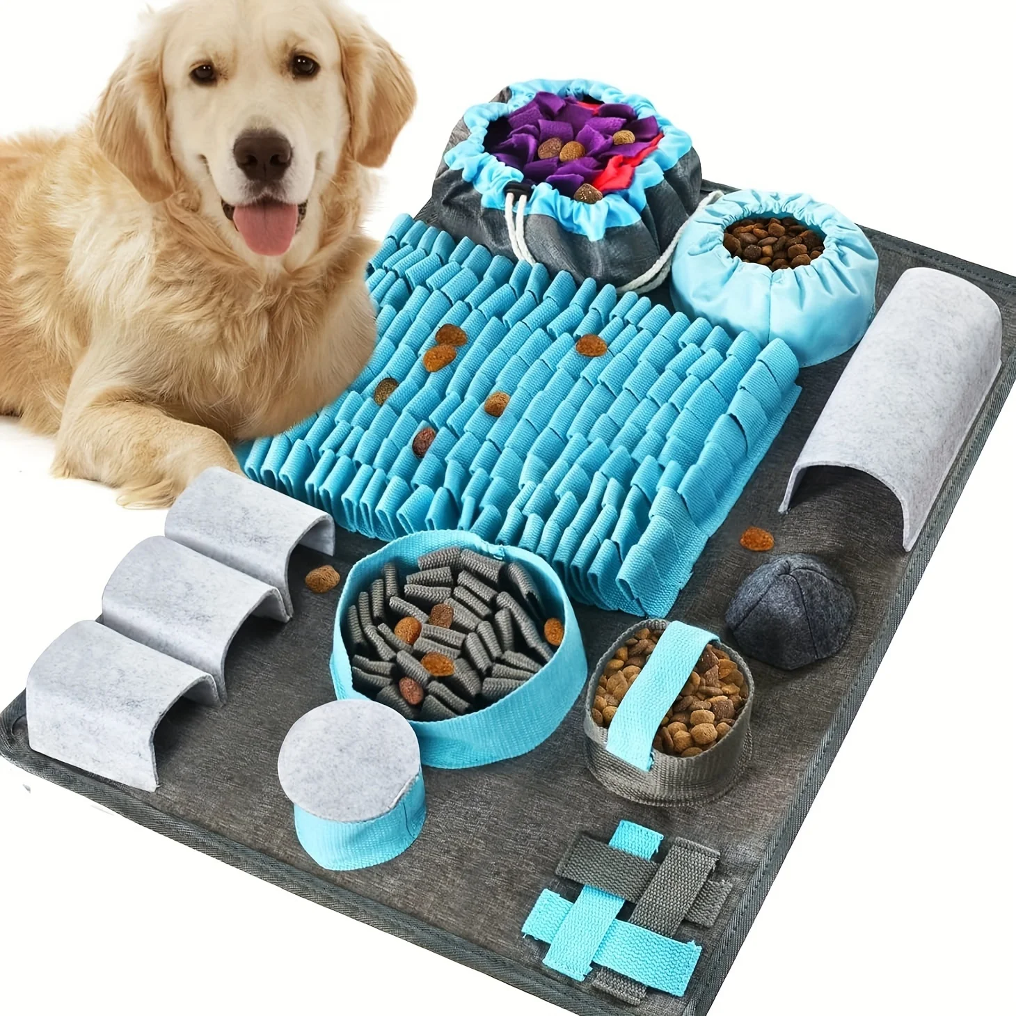 An Interactive Plush Slowfeeding Dogs Complete Educational Skills Relieve Stress Develop Habit Suitable Breeds Sizes This Durabl