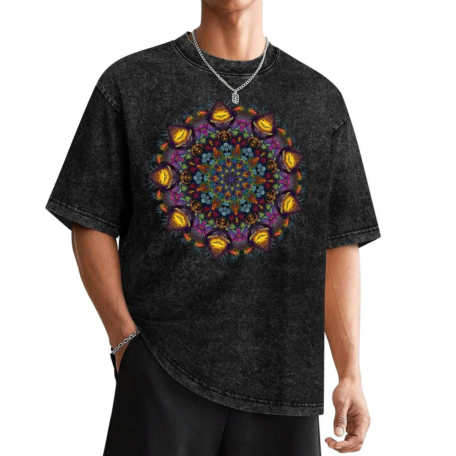 

Sideshow Companions - Weird Creature Mandala T-Shirt new edition sublime customizeds graphic shirts black t-shirts for men