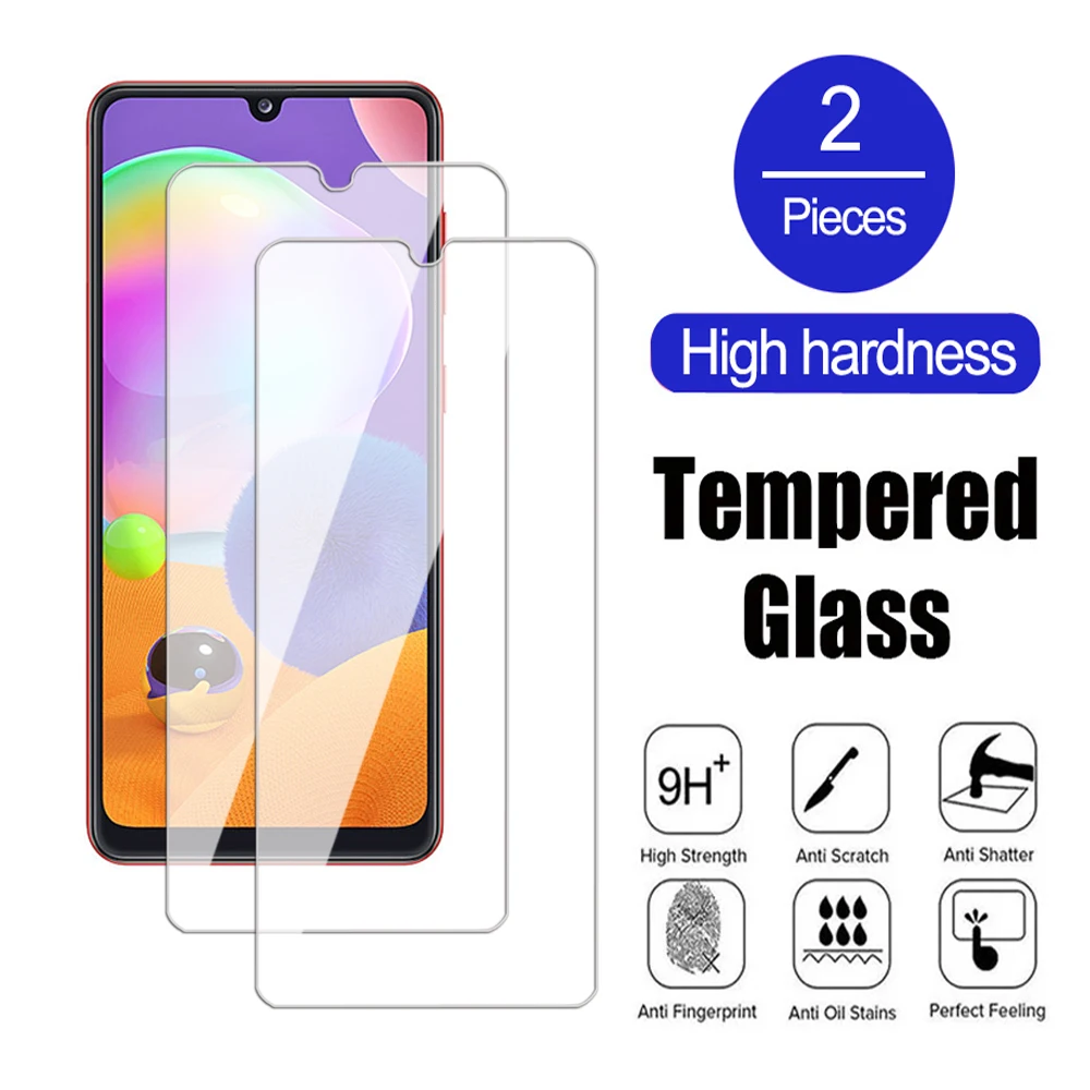 2 pezzi per Samsung Galaxy A31 A32 A33 A34 A35 A21 A22 A23 A24 A25 4G5G protezione dello schermo in vetro temperato per Samsung A21s pellicola di vetro