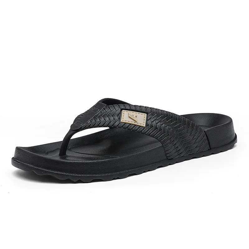 صنادل صيفية للرجال نعل ناعم أحذية شاطئ مريحة مقاس كبير مضادة للانزلاق شباشب رجالية غير رسمية في الهواء الطلق #6