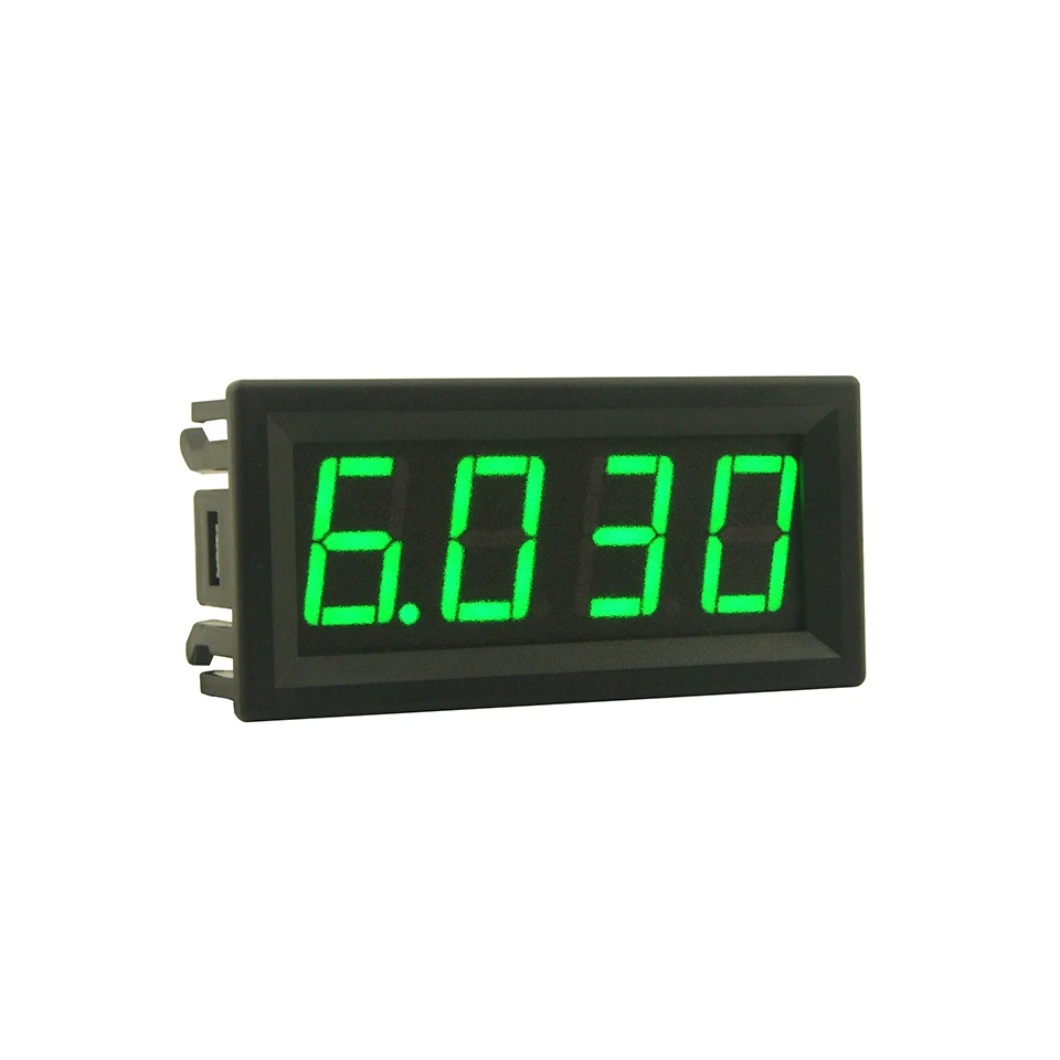 0.56 Inch Dc 0-100V 4 Digit Led Display Voltmeter Mini Digital Voltage Meter Volt Tester Red/Green/Blue Display