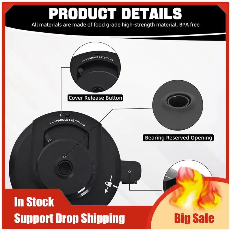 

Top Deals For NC301 Ice Cream Maker Outer Bowl Lid Outer Bowl Lid For Ninja NC299AMZ/NC301/NC300/NC201/NC101 Series Ice Cream Ma