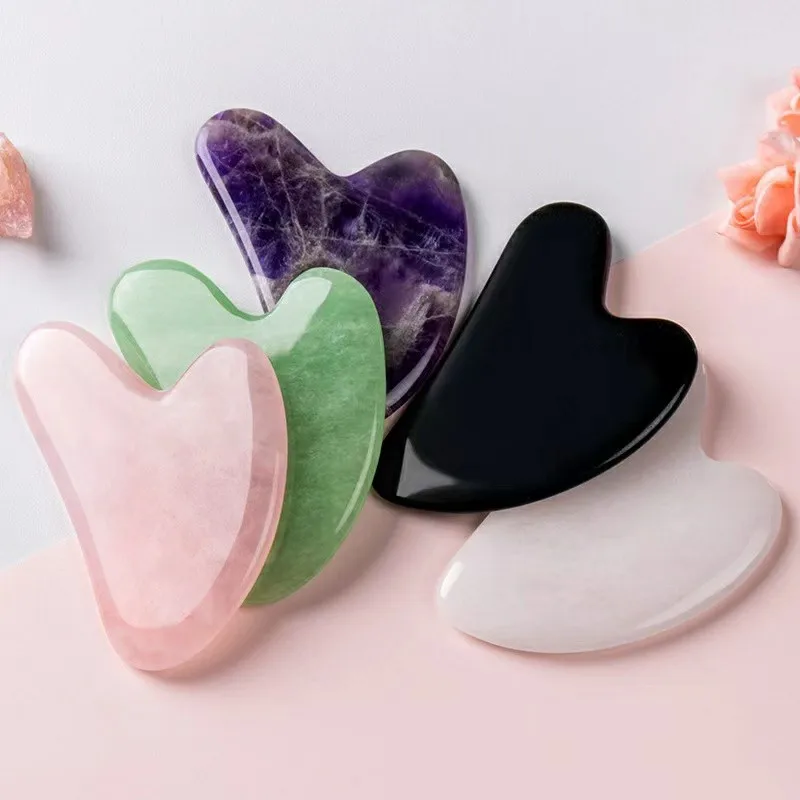 Scraping Sand Sheet Resin Facial Massage Stone Lifting Firming Beauty Massage Tool