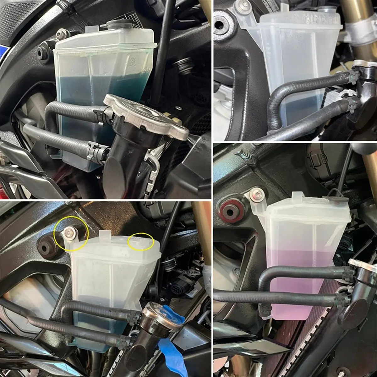 [Saleout]Motorcycle Radiator Water Tank Coolant Overflow Reservoir for S1000RR XR S1000R M1000R 2018-2025