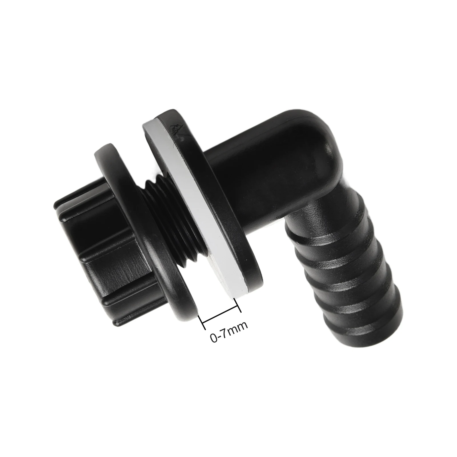 Sturdy and Leak Free For Water Tank Fish Tank Irrigation Elbow Connector Compatible with 38 to 14mm Hose Nozzle