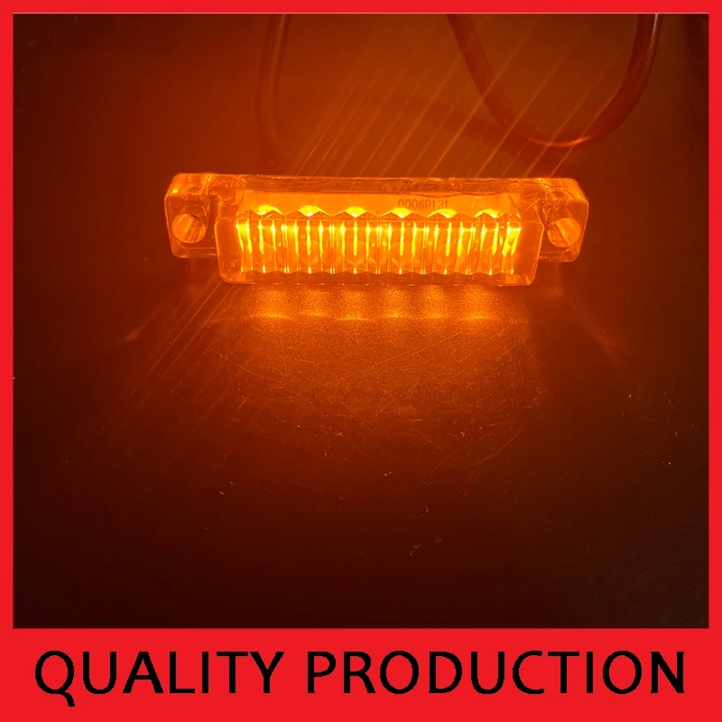 5pcs IP68  White Amber LED Truck Scania Front Grille lights DAF grille lamp For Volvo Grille lamp Man Benz truck  grille lights