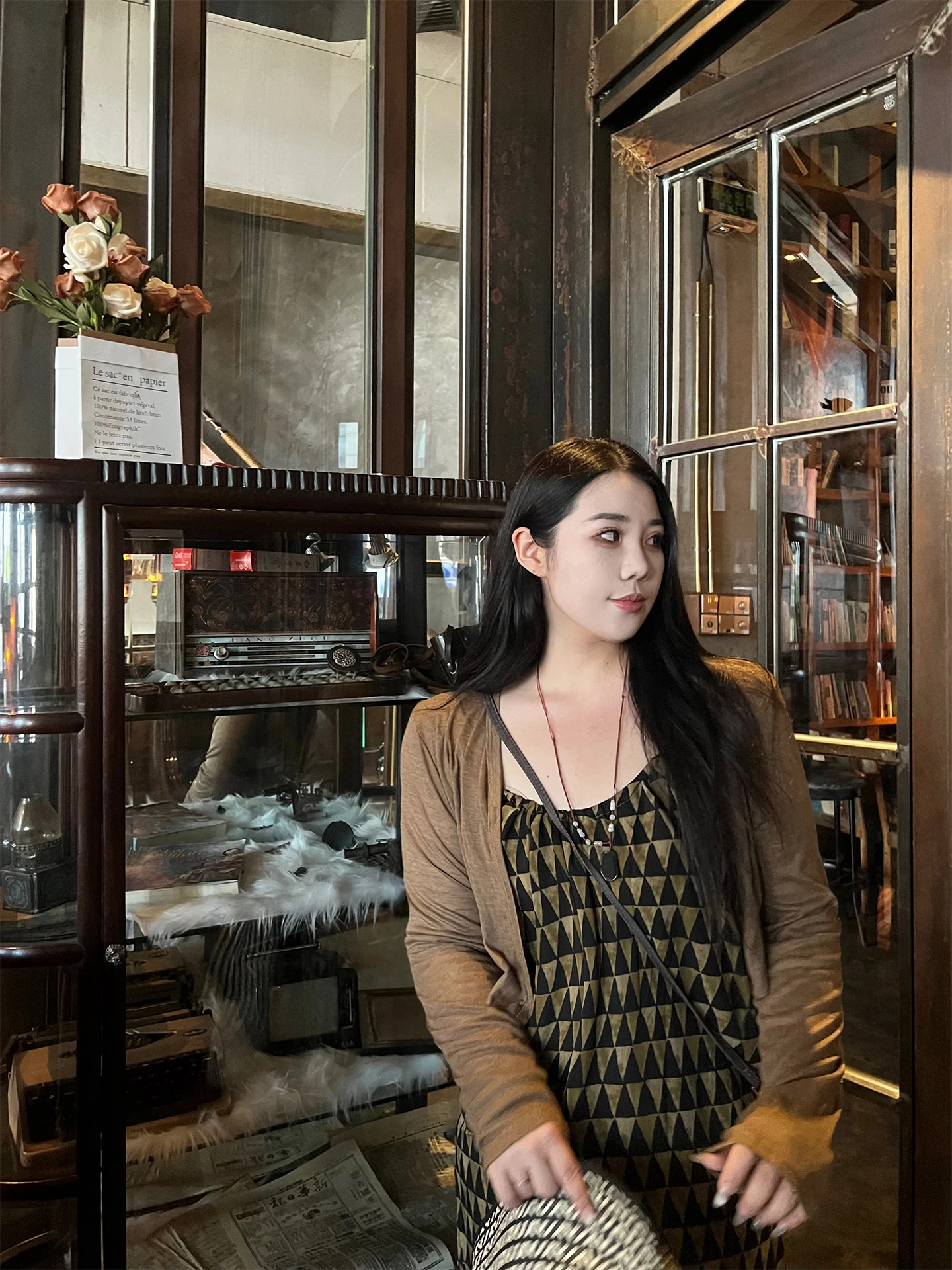 

Женский модный комплект больших размеров с кардиганом Dr And V-Ne Long Sve Midi Юбка Осенний сезон Винтажная одежда Sle