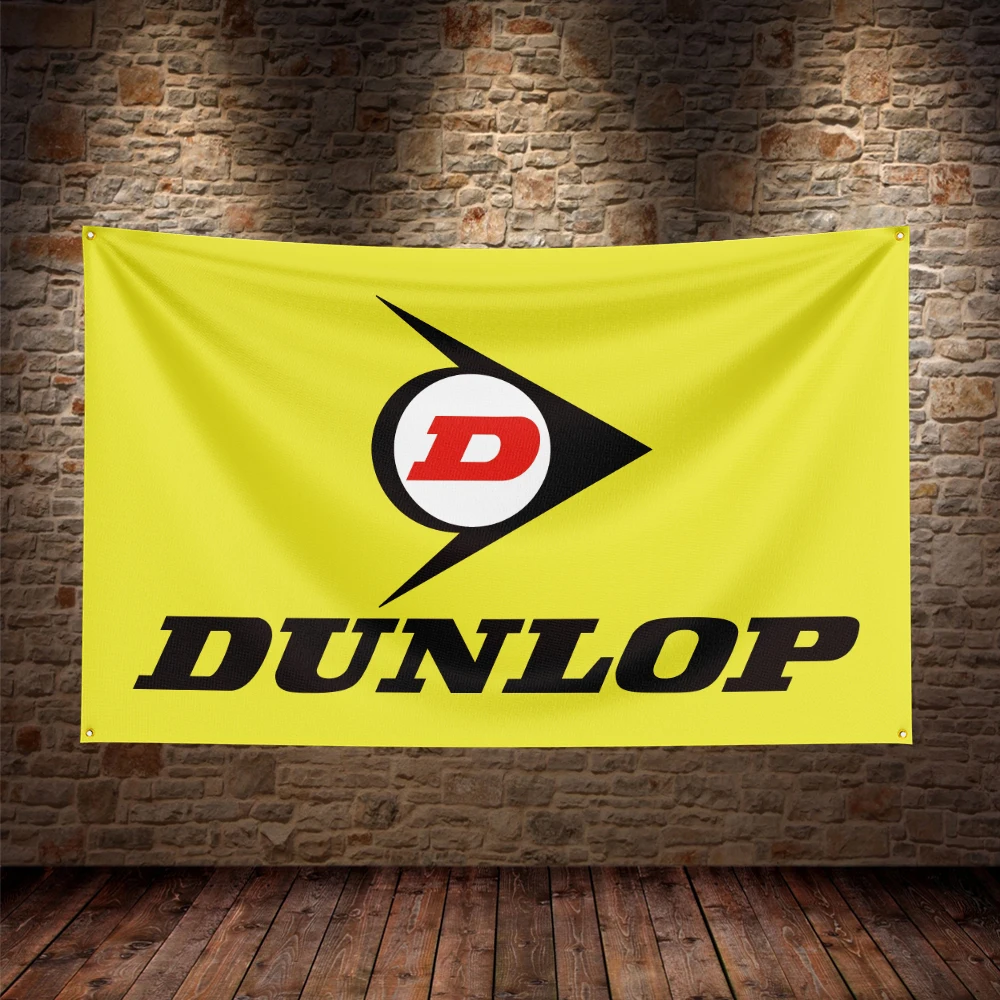 

3X5Ft Dunlops Flag Polyester Printed Car Banner For Decor