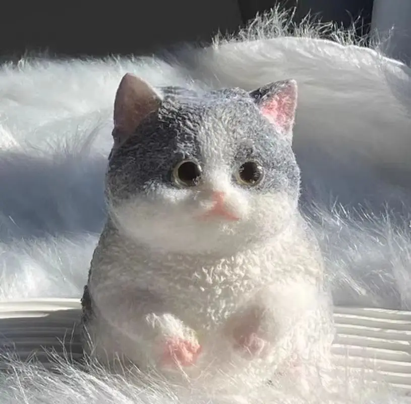 New Product In Stock Obese Cat Small Size Cute And High Appearance Simulation Doll Squeezing And Relaxing Tool Essential image 3
