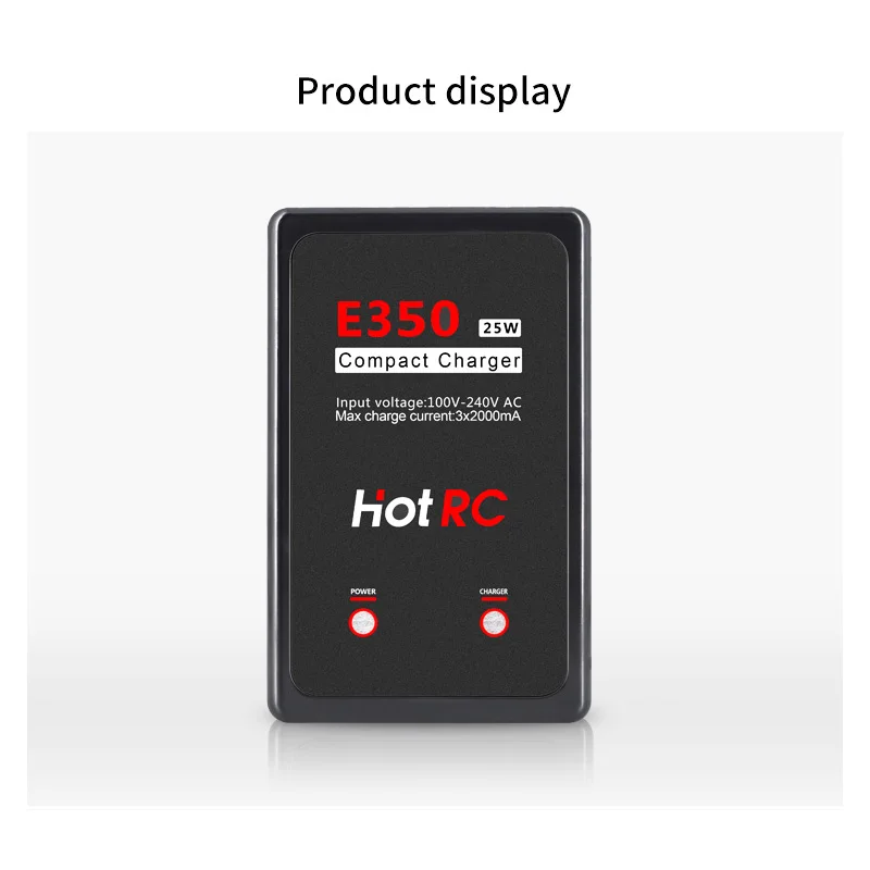 HotRC IMAX B3 10 W/20 W Lipo Batterij 7.4 V/11.1 V Balanslader 110 V-240 V Compact Opladen EU US Plug Power Kabel Waarschuwing