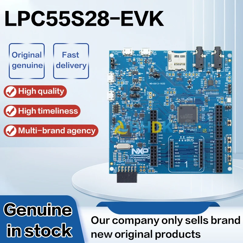 For LPC55S28-EVK NXP LPC55S28 Evaluation Board Cortex M33 Secure MCU Embedded Development Kit