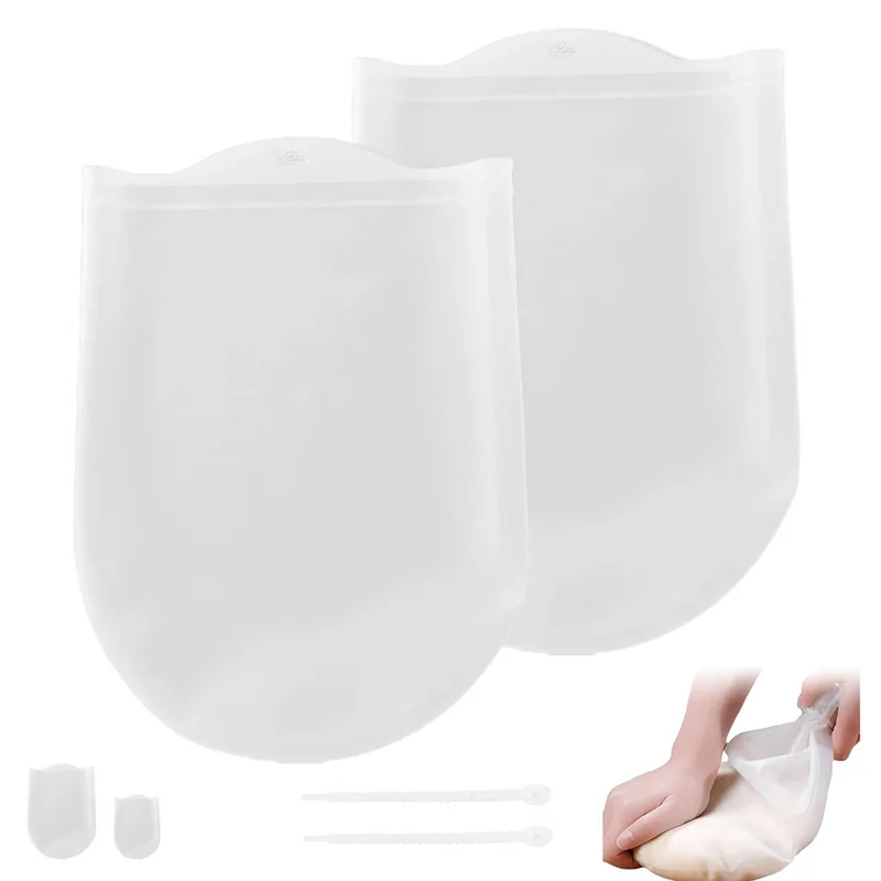 【CLEARANCE】Kneading Bag, Flour Dough Kneading Bag, Multi-Functional Silicone Flour Mixing Kneading Bag Dough Kneading Tool