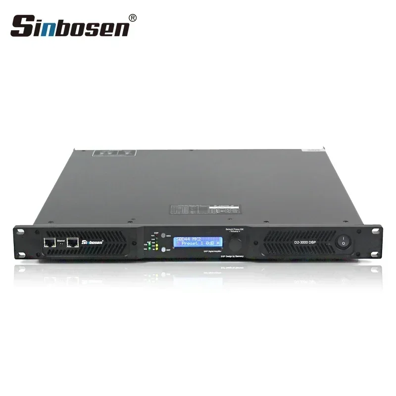 2026 Premium  Class D Professional Outdoor 3000W *2CH DSP Night Club Soundbar Amplifiers For Mosque