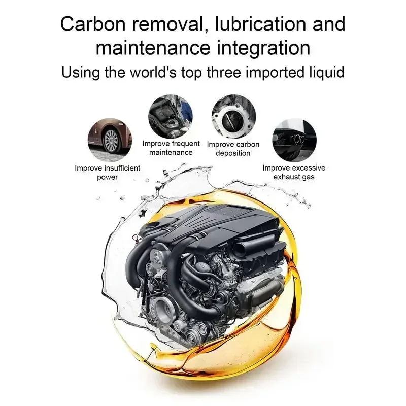 65ML Gasoline Injector Cleaner Remove Engine Carbon Deposit Increase Power in Oil Ethanol Fuel Saver Gas Oil Additive Car Fuel