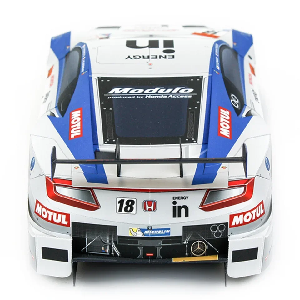 WRC 2014 NSX CONCEPT-GT 1:24 نموذج ورقي للسيارة، Dakar World Rally Racing Origami Art، صناعة يدوية ثلاثية الأبعاد Papercraft DIY Craft ZX-140 #2