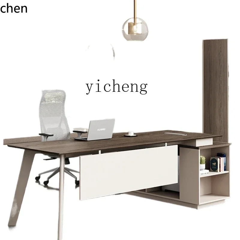 HXL Boss Desk Office Computer Desk Company Single Fashion Manager Executive Desk and Chair