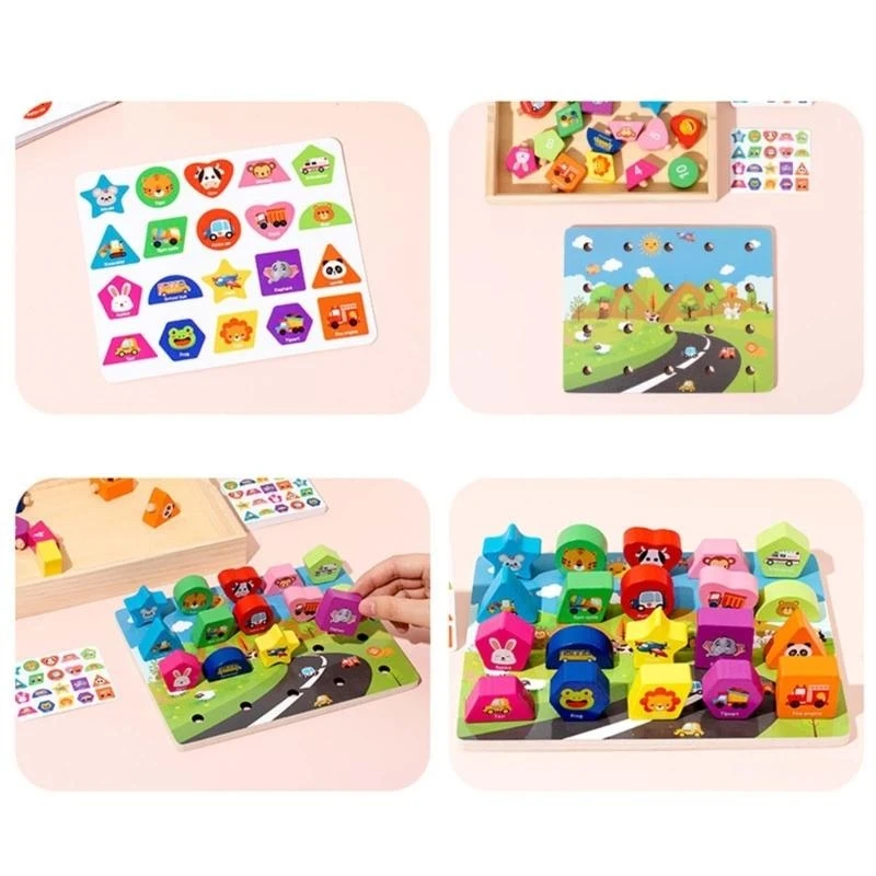 Math Matching Toy Number Matching & Recognition Learning Toy for Toddlers 15UB