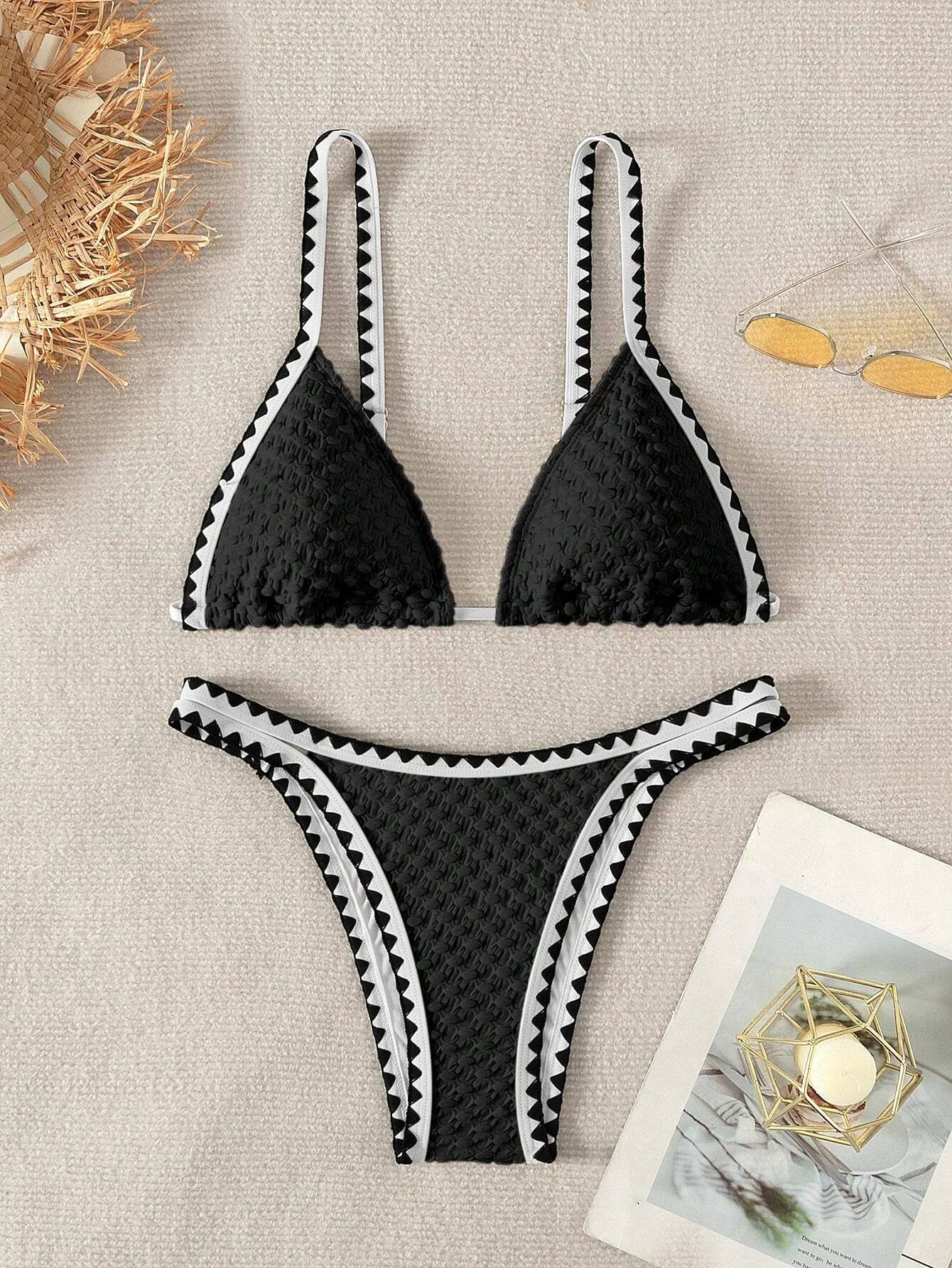 ชุดบิกินี่สามเหลี่ยม 2025 Strappy ชุดว่ายน้ําผู้หญิงชุดว่ายน้ําหญิงเซ็กซี่ Bathers ชุดว่ายน้ําว่ายน้ําชุดว่ายน้ํา Beachwear