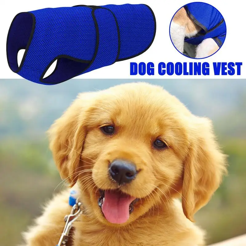 

Summer Dog Cooling Vest Quick Release Hot Pet Clothes Cool Jacket Ice Shirt For Small Medium Large Dogs Accessories