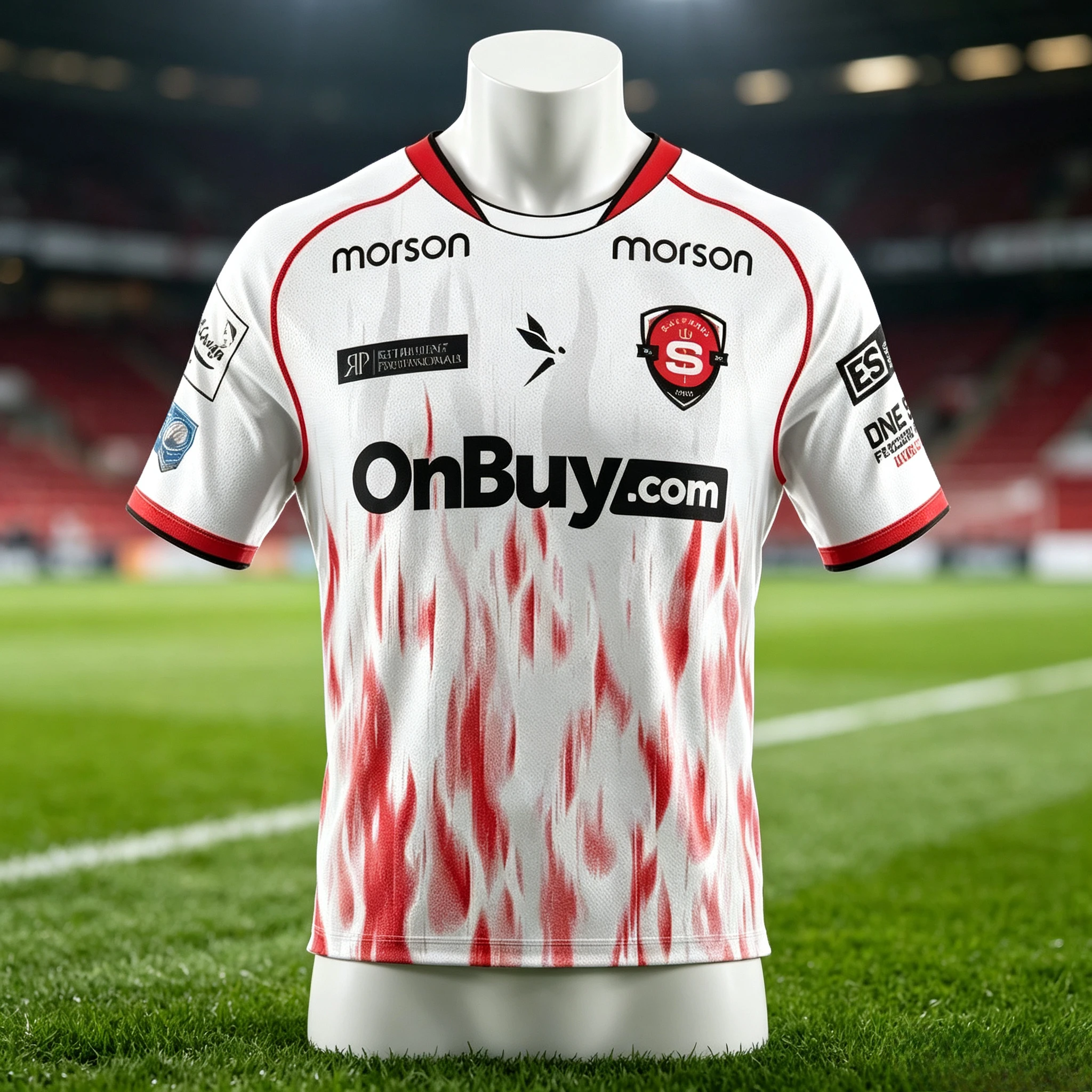 2026 Salford Red Devils Home Rugby League Jersey Men Short Sleeve Super League Football Shirt Quick Dry Fans Uniform