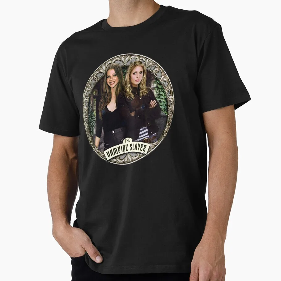 Summers Sisters Retro The Vampire Printed Graphic T‑Shirt TV Show Fan Gift Unisex Y2K Streetwear Short Sleeve Casual Tee Tops