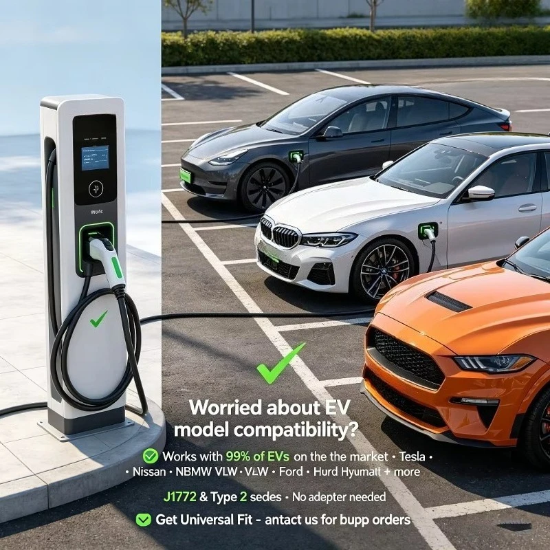 Glint OEM ODM 60 90 120KW Commercial OCPP1.6 Floor Mounted Charger Station Ethernet Wifi 4G DC EV Charging Pile Car Charger IP55