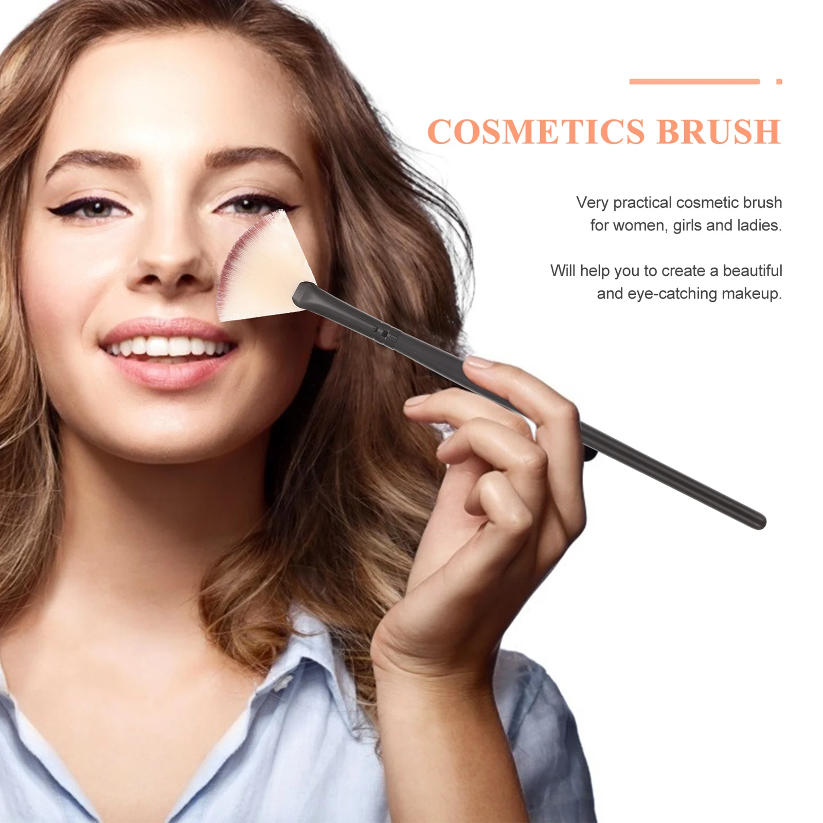 12 Pcs Makeup Brush Mask Set Face Beauty Tool Fan Brushes Facial Fiber Wool for