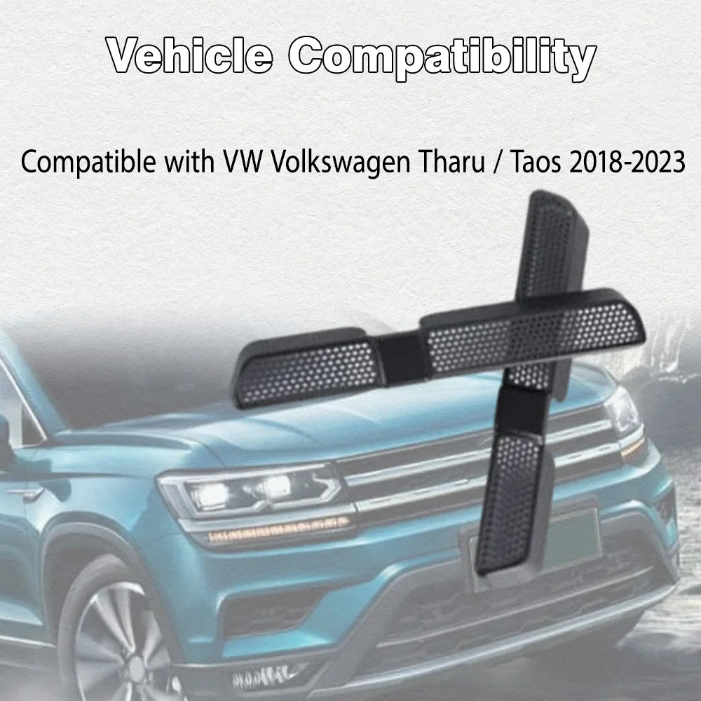 2Pcs Car Under Seat Floor Air Conditioner Duct Outlet Cover Exhaust Dustproof for VW Volkswagen Tharu / Taos 2018-2023