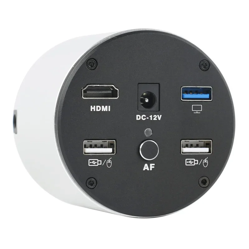 Câmera de Microscópio de Vídeo 4k 1080p Autofoco Hdmi Usb Uhd 100x 200x 300x 500x Lente de Montagem c Imx334 1.8 Medição de Sensor Cmos