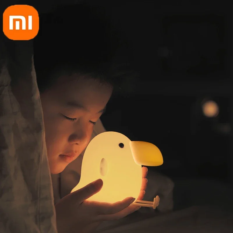 

Xiaomi Children's Night Light Cartoon Silicone Touch Sensor Baby Night Lamp Rechargeable For Children Gift Cute Room Decoration