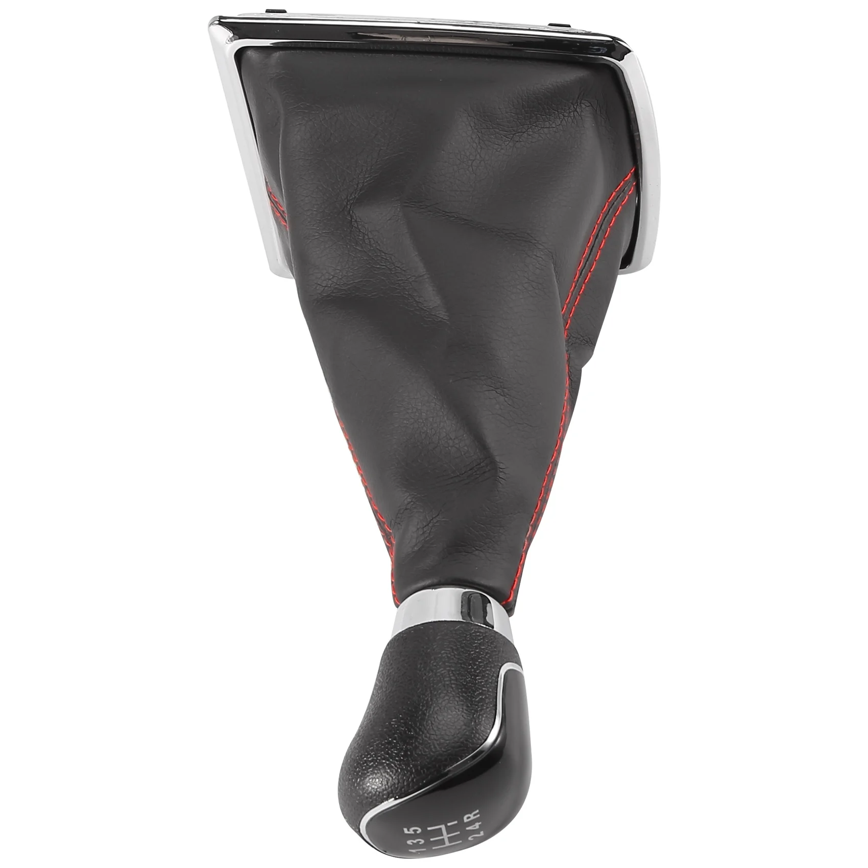 AB96-5 Speed Gear Stick Shift Knob & Dust Boot Cover For Ford Focus MK2 2005-2012