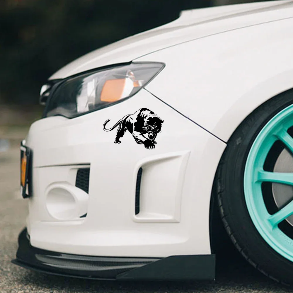 Graphcis Wild Panther Hunting Car Stickers Decor Waterproof Motorcycle Decals Fit Various Surface Decoration For Cars SUV Van RV