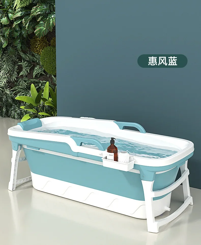 Household bath bucket Adult folding  Adult bath bucket Thickened bath bucket