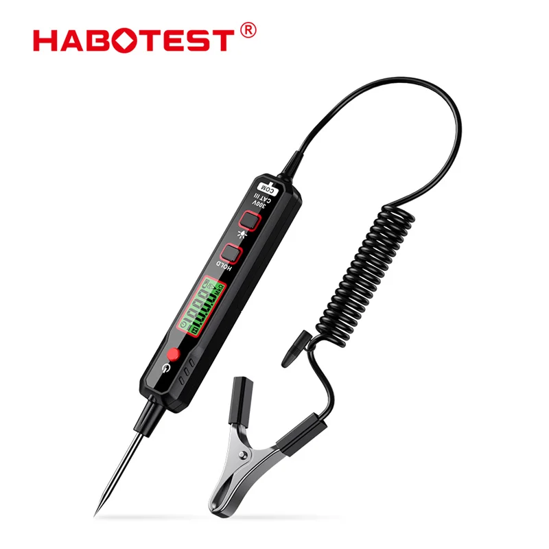 Car Voltage Detector Pen DC100V Auto Fault Maintenance Circuit Tester Digital Backlight Non-Contact Voltage Tester & Flashlight