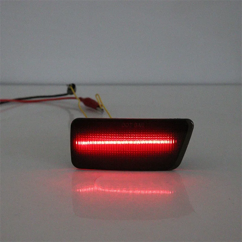 Car LED Front / Rear Bumper Side Marker Turn Signal Lights Parking Lights For Ford Bronco Sport 2021 2022 2023 Fender Flare Lamp