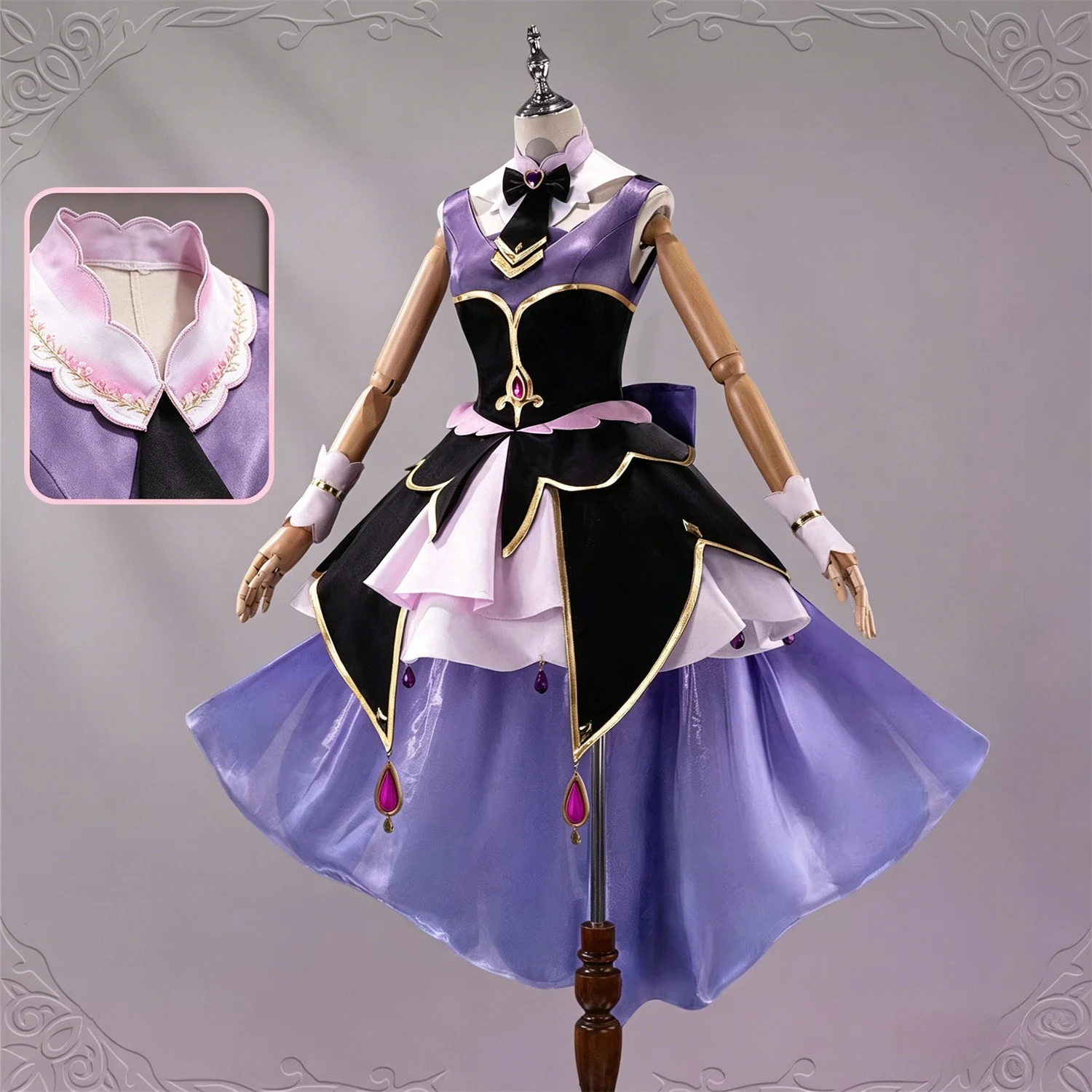 

Anime Pretty Cure Star Detective Precure Moria Ruruka Cosplay Costume Outfit Dress Carnival Halloween Comic Role Play Uniform