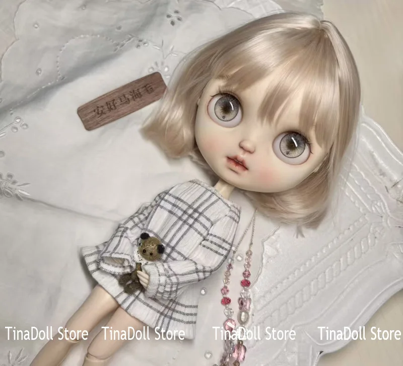 (TinaDoll Store）high quality 2026 Various style Wigs for blythe 9-10 inch  head circumstance W29