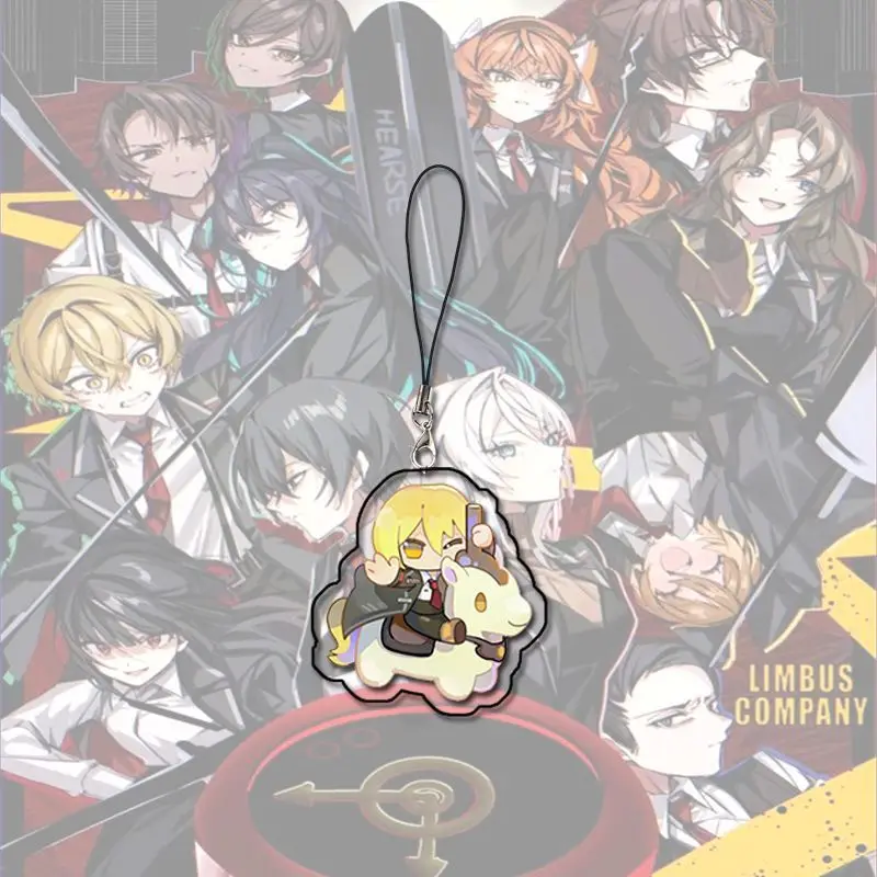 Anime Limbus Company Don Quixote Acrylic Phone Lanyards Phone Charm Decoration Backpack Accessories
