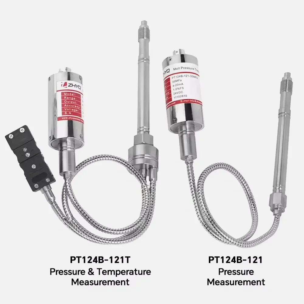 Flexible Stem High Temperature Melt Pressure Transmitter Used In Chemical Fiber Textile Polyester Plastic And Rubber Industries