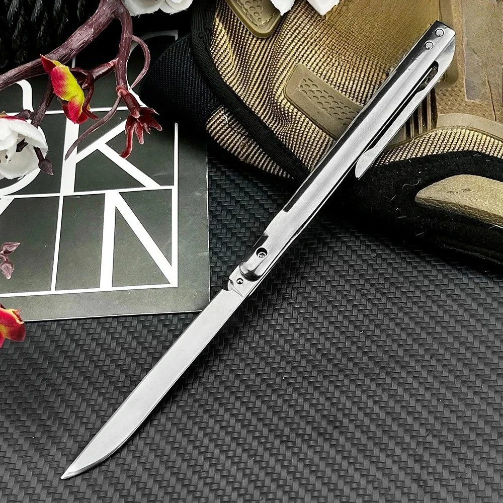 Cuchillo Portátil Multiusos para Escalada en la Jungla, Cuchillo Resistente para Aventuras al Aire Libre, Senderismo, Pesca, Cuchillo para Frutas, Cuchillo de Uso Diario