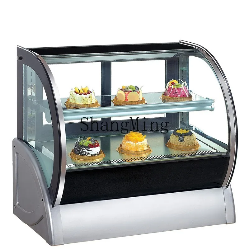 

CL Modern Simple Commercial Cake Cabinet Glass Door Dessert Cabinet