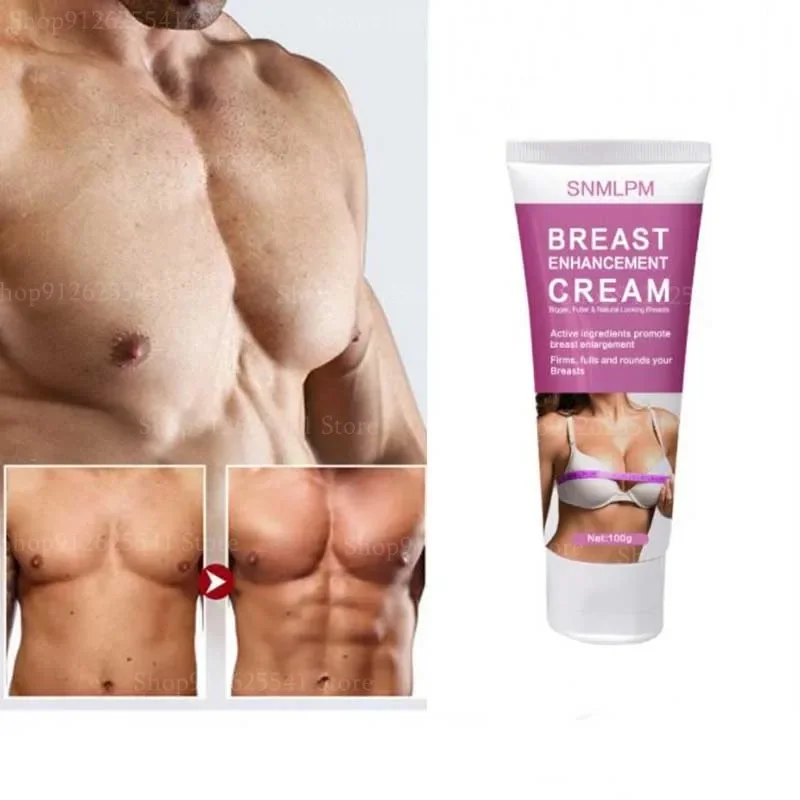 Creme de Alargamento do Mama para Homens e Mulheres Hormônio Feminino, Rugas, Músculo Peito Firme, Pele Busto, Aumento do Mama, 100g