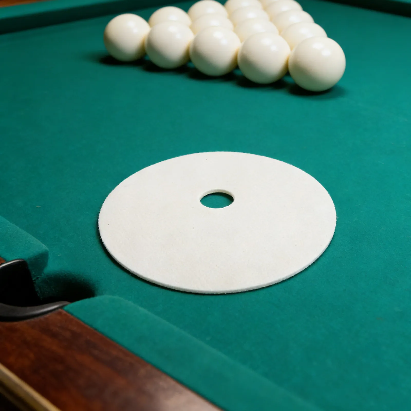 

13,6-дюймовая премиальная фетровая подушка для чистки бильярдных шаров: эффективное удаление пятен, восстановление блеска, универсальное применение для бильярда