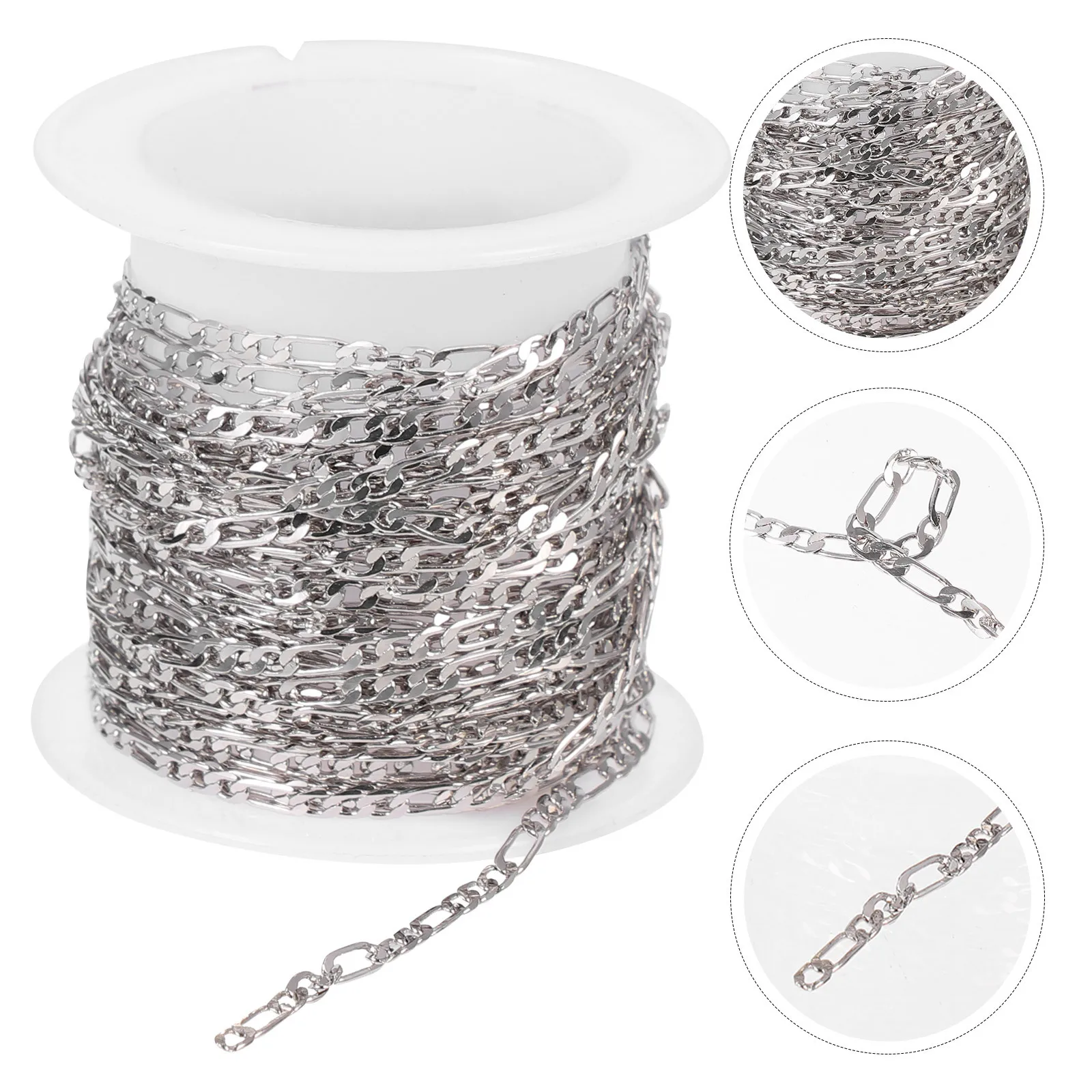 

1 рулон тонкой цепочки для изготовления ювелирных украшений своими руками, медная цепочка для рукоделия, яркая, устойчивая к выцветанию, высокого качества