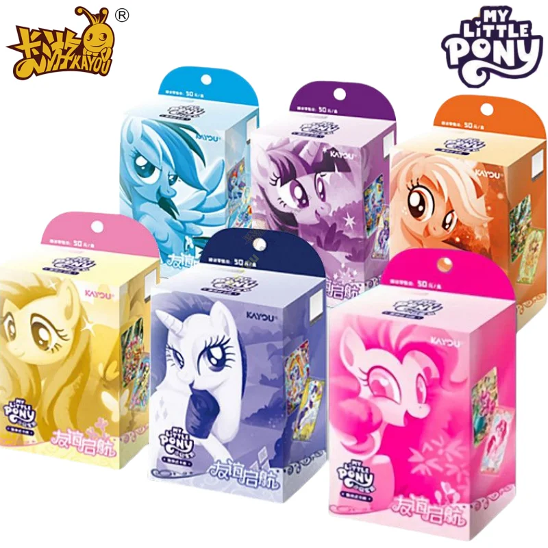 

KAYOU Genuine My Little Pony Card Set-exchange Card Pre-set Series Game Collection Card Animation Toy Girl Gift Original box